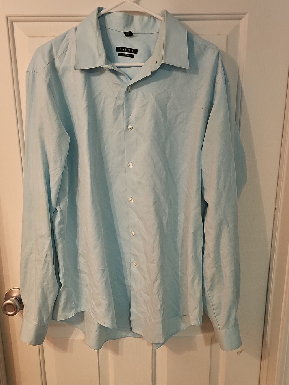 Club Room Pale Blue Long-Sleeve Dress Shirt